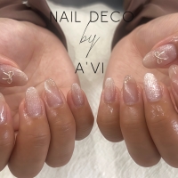 マグネット×リボンネイル♪